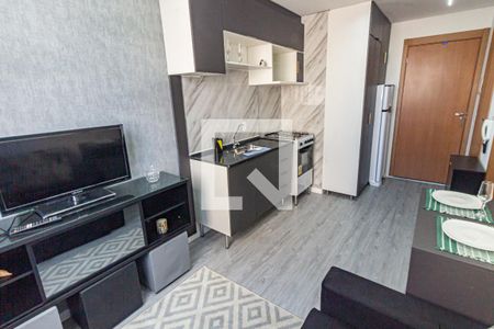 Sala/Cozinha de apartamento para alugar com 1 quarto, 30m² em Belenzinho, São Paulo