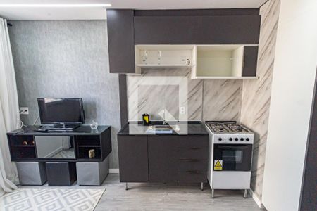 Sala/Cozinha de apartamento para alugar com 1 quarto, 30m² em Belenzinho, São Paulo