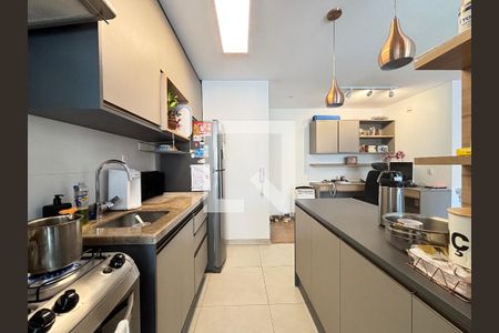 Sala/Cozinha de apartamento à venda com 2 quartos, 64m² em Indianópolis, São Paulo