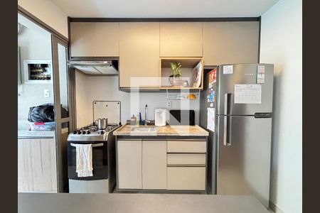 Sala/Cozinha de apartamento à venda com 2 quartos, 64m² em Indianópolis, São Paulo