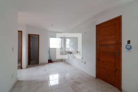 Sala/Cozinha e Área de Serviço de apartamento à venda com 2 quartos, 44m² em Vila Guilhermina, São Paulo