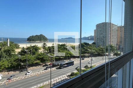 Varanda da Sala de apartamento para alugar com 4 quartos, 154m² em José Menino, Santos