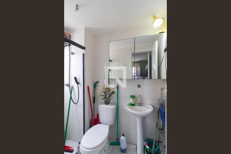 Banheiro da Suíte de apartamento à venda com 1 quarto, 27m² em Barra Funda, São Paulo