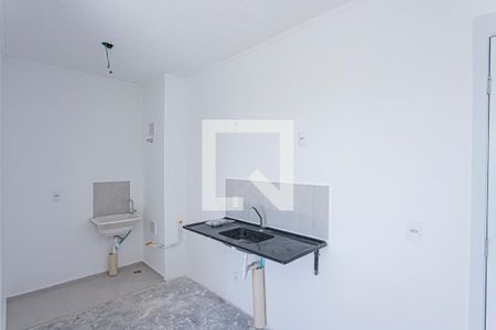 Sala, cozinha e área de serviço de apartamento à venda com 2 quartos, 34m² em Nossa Senhora do O, São Paulo