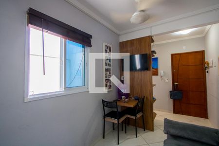 Sala de apartamento à venda com 2 quartos, 80m² em Vila Linda, Santo André