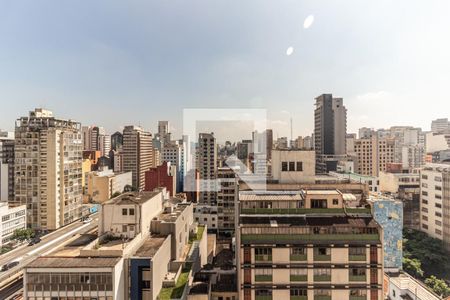 Vista da Sala de apartamento à venda com 2 quartos, 58m² em Vila Buarque, São Paulo