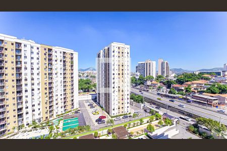 Varanda da Sala vista  de apartamento para alugar com 2 quartos, 52m² em Del Castilho, Rio de Janeiro