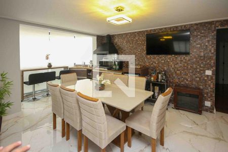 Sala de Jantar de apartamento à venda com 4 quartos, 198m² em Jardim Avelino, São Paulo