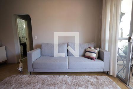 Sala de apartamento à venda com 3 quartos, 130m² em Vila Alzira, Santo André