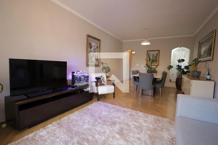 Sala de apartamento à venda com 3 quartos, 130m² em Vila Alzira, Santo André