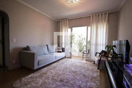 Sala de apartamento à venda com 3 quartos, 130m² em Vila Alzira, Santo André