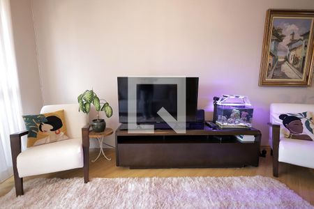 Sala de apartamento à venda com 3 quartos, 130m² em Vila Alzira, Santo André