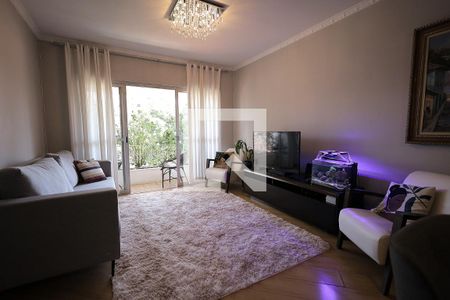 Sala de apartamento à venda com 3 quartos, 130m² em Vila Alzira, Santo André