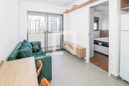 Sala de apartamento para alugar com 1 quarto, 29m² em Pompeia, São Paulo