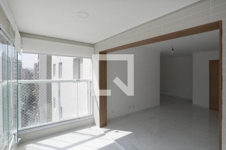 Varanda da Sala de apartamento para alugar com 3 quartos, 101m² em Gonzaga, Santos