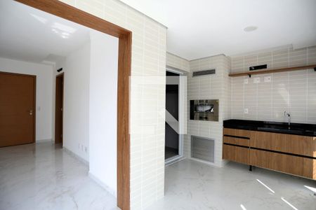 Varanda da Sala de apartamento para alugar com 3 quartos, 101m² em Gonzaga, Santos
