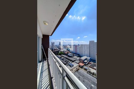 Varanda da Sala de apartamento à venda com 1 quarto, 31m² em Brás, São Paulo