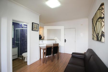 Sala de apartamento à venda com 1 quarto, 33m² em Indianópolis, São Paulo