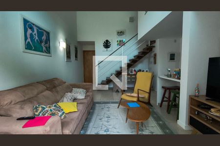 Sala de apartamento para alugar com 1 quarto, 67m² em Barra da Tijuca, Rio de Janeiro