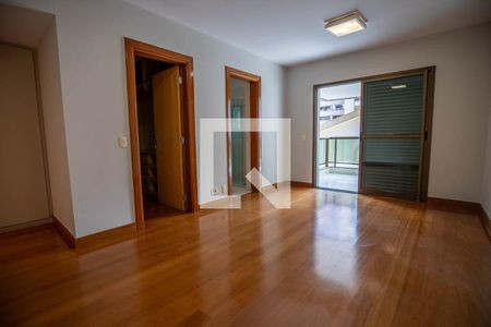 Quarto Suíte Master  de apartamento à venda com 4 quartos, 186m² em Funcionários, Belo Horizonte