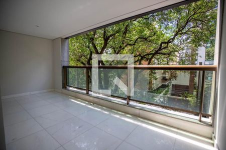 Varanda da Sala  de apartamento à venda com 4 quartos, 186m² em Funcionários, Belo Horizonte