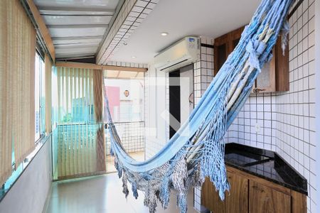 Varanda da Sala de apartamento à venda com 2 quartos, 94m² em Carmo, Belo Horizonte