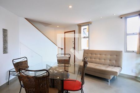 Sala de apartamento à venda com 2 quartos, 94m² em Carmo, Belo Horizonte