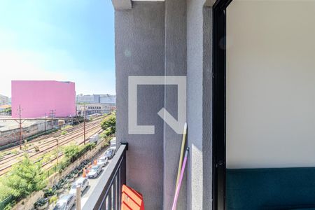 Varanda de apartamento à venda com 1 quarto, 27m² em Centro Histórico de São Paulo, São Paulo