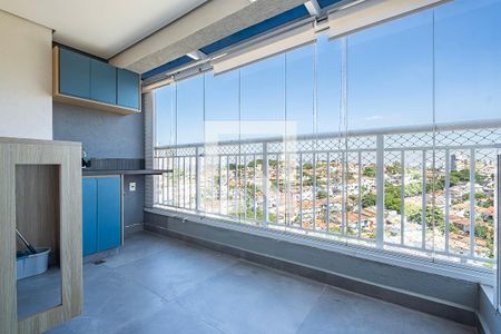 Sala/Cozinha - Varanda de apartamento à venda com 2 quartos, 60m² em Alto de Pinheiros, São Paulo