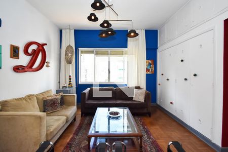 sala de estar de apartamento para alugar com 1 quarto, 100m² em Jardim Paulista, São Paulo