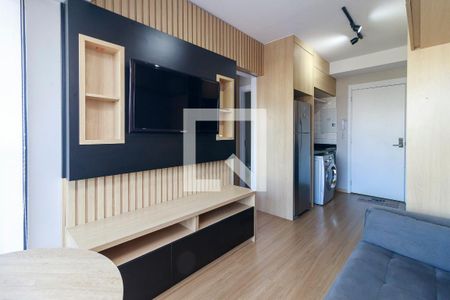 Sala de apartamento para alugar com 1 quarto, 28m² em Brooklin, São Paulo