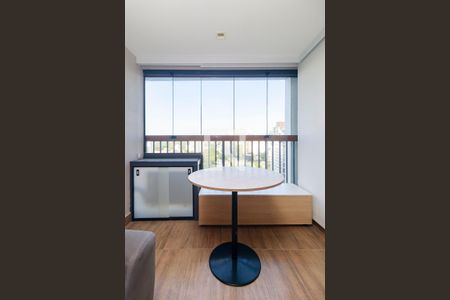 Sala de apartamento para alugar com 1 quarto, 28m² em Brooklin, São Paulo