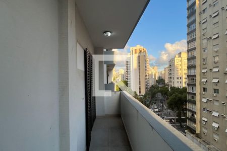 Varanda da Sala de apartamento para alugar com 2 quartos, 150m² em Gonzaga, Santos
