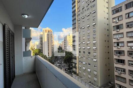 Varanda da Sala de apartamento para alugar com 2 quartos, 150m² em Gonzaga, Santos