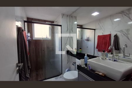 Banheiro de apartamento para alugar com 2 quartos, 49m² em Parque Bom Retiro, Paulínia