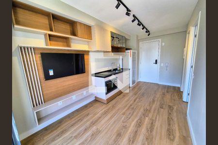 Sala/Cozinha de kitnet/studio à venda com 1 quarto, 31m² em Pinheiros, São Paulo
