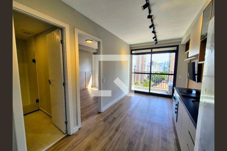 Sala/Cozinha de kitnet/studio à venda com 1 quarto, 31m² em Pinheiros, São Paulo