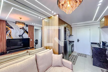 Sala de apartamento para alugar com 1 quarto, 27m² em Guaiauna, São Paulo