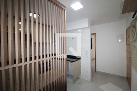 Sala / Cozinha de kitnet/studio para alugar com 1 quarto, 27m² em Santana, São Paulo