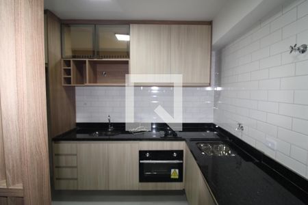 Sala / Cozinha de kitnet/studio para alugar com 1 quarto, 27m² em Santana, São Paulo