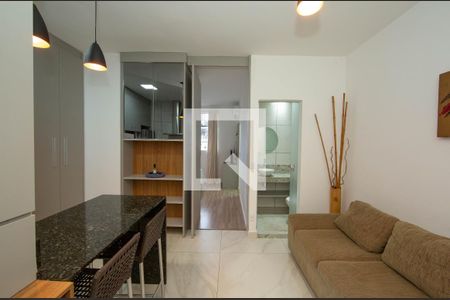 SALA de apartamento para alugar com 1 quarto, 45m² em Estoril, Belo Horizonte
