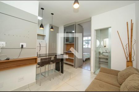 SALA de apartamento para alugar com 1 quarto, 45m² em Estoril, Belo Horizonte