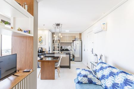 Sala de apartamento à venda com 1 quarto, 56m² em Vila Olímpia, São Paulo