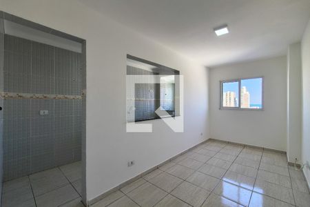 Sala de apartamento para alugar com 1 quarto, 45m² em Vila Tupi, Praia Grande