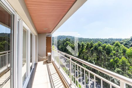 Varanda de apartamento para alugar com 1 quarto, 50m² em Centro Empresarial Tamboré, Santana de Parnaíba