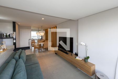 Sala de TV de apartamento à venda com 2 quartos, 100m² em Vila da Serra, Nova Lima