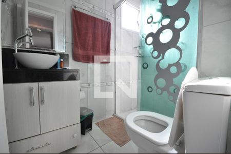 Banheiro do Quarto Suíte de apartamento à venda com 2 quartos, 55m² em Parque Novo Mundo, São Paulo