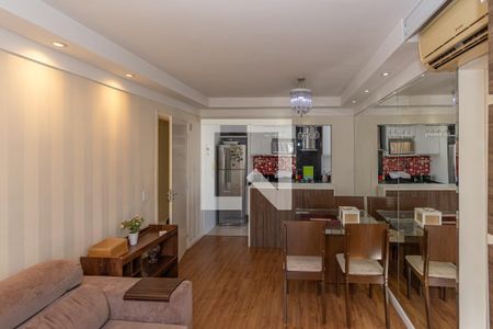 Sala de Estar/Jantar  de apartamento para alugar com 2 quartos, 49m² em Jardim Nova Hortolandia, Hortolândia