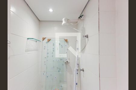 Banheiro de kitnet/studio à venda com 1 quarto, 27m² em Jardim Trussardi, São Paulo