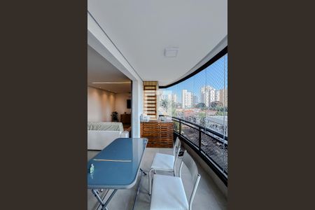 Varanda da Sala de apartamento à venda com 3 quartos, 170m² em Vila Regente Feijó, São Paulo